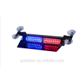 Montaje del parabrisas Auto Interior luces de policía Led azul rojo de luz de advertencia